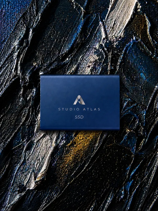 SSD externe Studio Atlas — le cockpit tient dans un disque dur que tu emportes avec toi